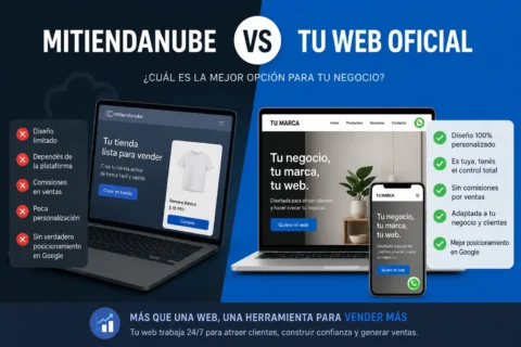 mitiendanube vs mi web
